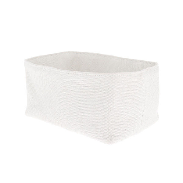 Set of 3 baskets "Noah" - White