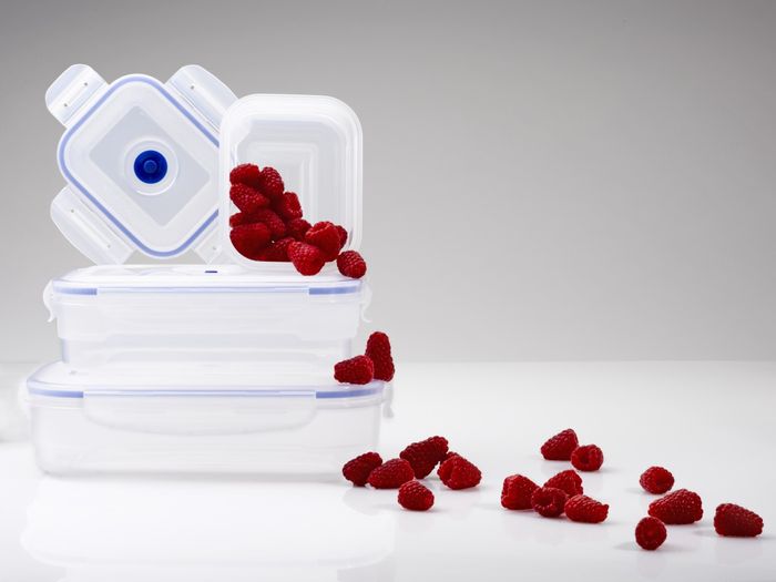 Set of 3 Aspi Fresh Rectangle Vacuum Food Storage Containers with Pump 2 Compactor