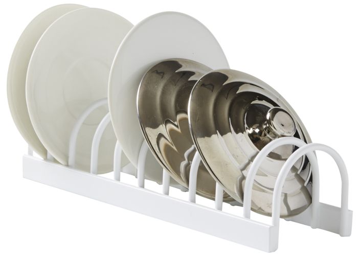 Small Lid and Plate Kitchen Storage Stand / Rack 2 Compactor