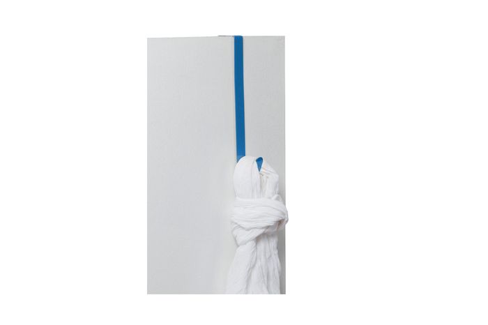 "Solo" Steel Over Door Easy Reach Hanging Hook - Indigo Blue 6 Compactor