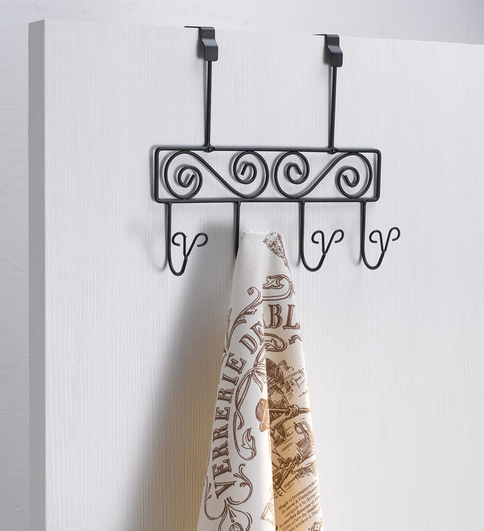 "Spires" 4 Hook Over Door Hanger 1 Compactor