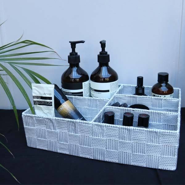 "Toronto" Drawer Organiser 5 Compartments White