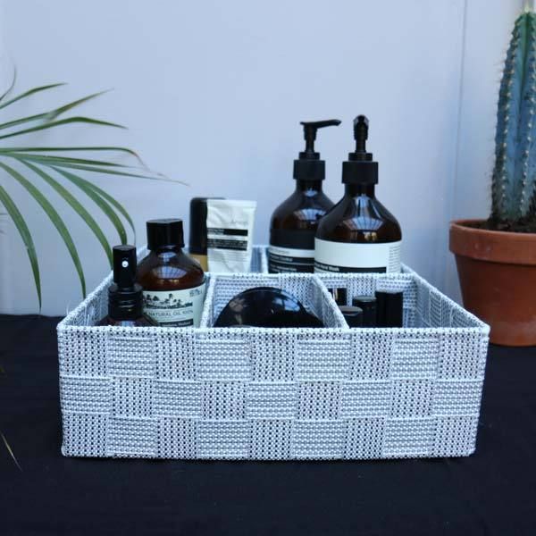 "Toronto" Drawer Organiser 5 Compartments White