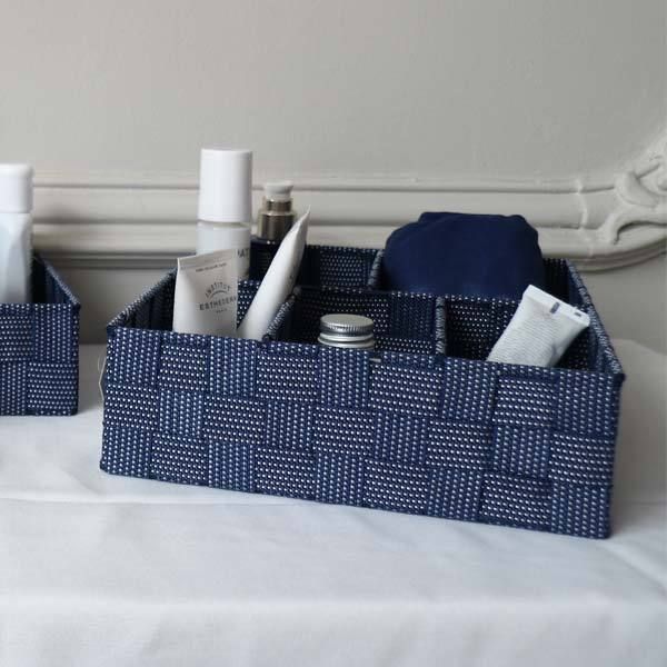 "Toronto" Drawer Organiser with 5 Compartments - Blue