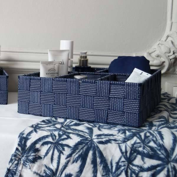 "Toronto" Drawer Organiser with 5 Compartments - Blue