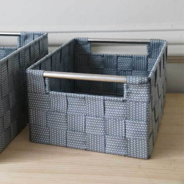 "Toronto" Medium Storage Basket – Grey