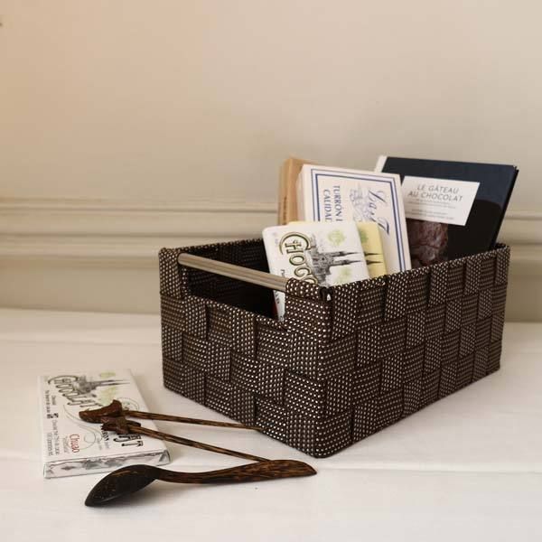 "Toronto" Small Storage Basket – Brown