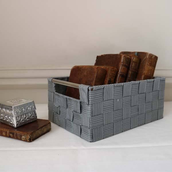 "Toronto" Small Storage Basket – Grey