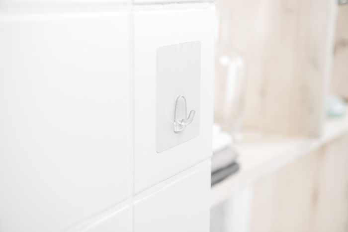 Bestlock Magic No Drilling Wall Mountable Transparent Single Hook 5 Compactor