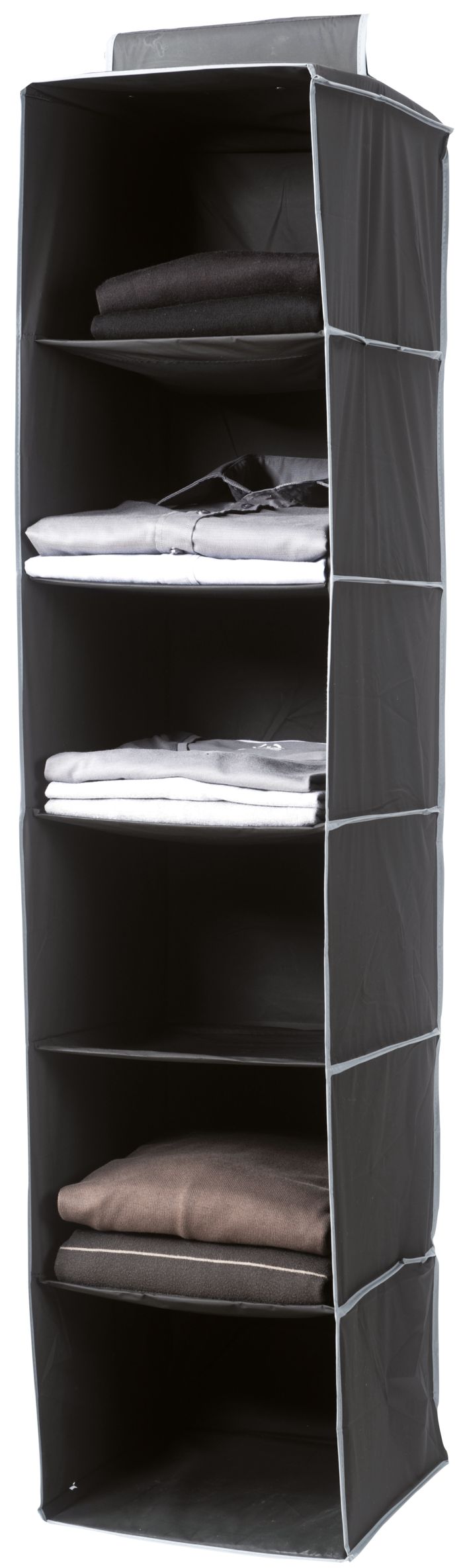 Urban Hanging Clothes Organiser with 6 Compartments 1 Compactor