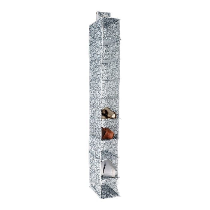 Vicky Hanging Shoe Organiser with 9 Compartments 1 Compactor