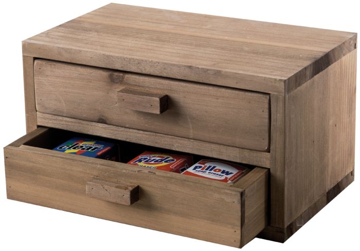 "Vintage" mini wooden set of drawers 1 Compactor