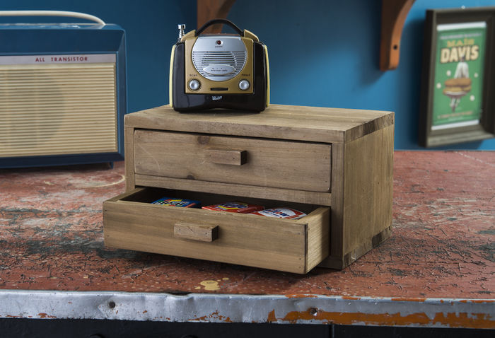 "Vintage" mini wooden set of drawers 3 Compactor
