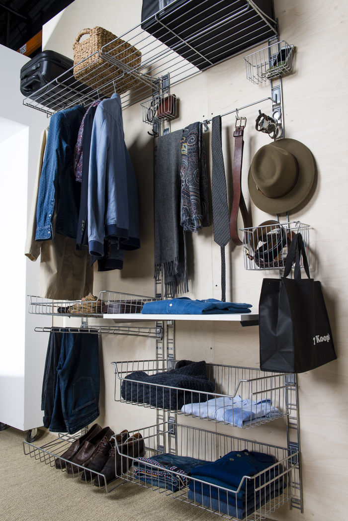 Walltech Dressing Room XXL Storage Basket 4 Compactor