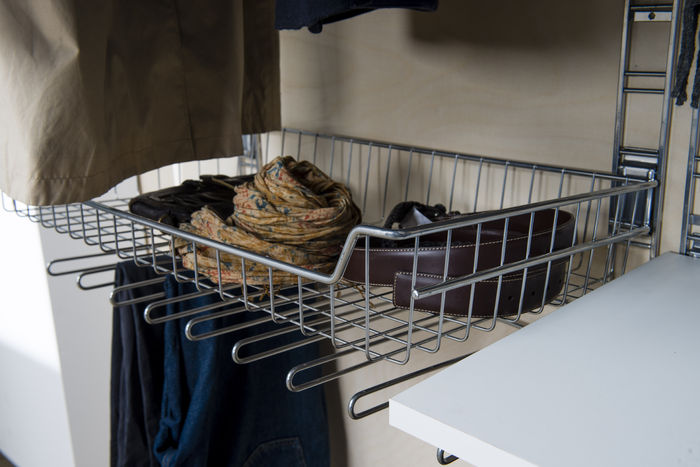 Walltech Dressing Room Trouser Hanging Rack Starter Kit 1 Compactor