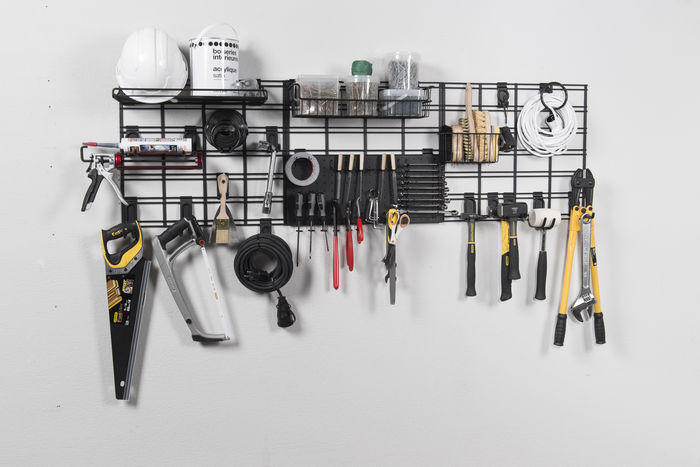 Walltech Garage Perforated Panel 3 Compactor