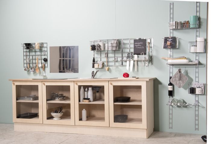 Walltech Kitchen Bottle Rack 4 Compactor