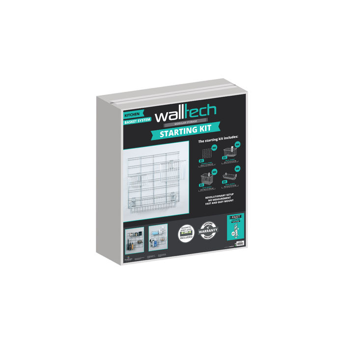 Walltech Kitchen Storage Starter Kit 3 Compactor