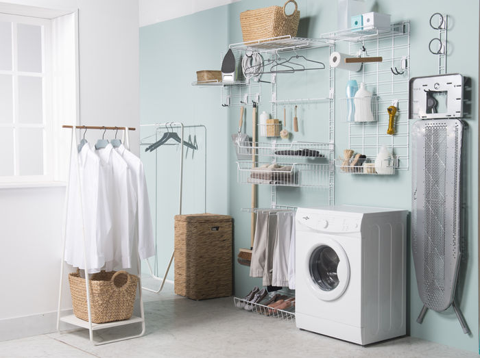 Walltech Utility Room Small Storage Basket 3 Compactor