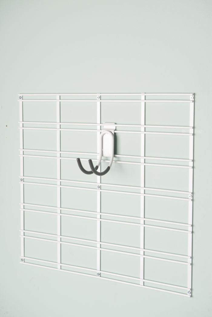 Walltech Utility Room Curved Double Storage Hook 1 Compactor