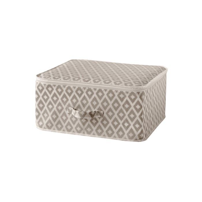 Daman Beige Storage Bag with Zip 1 Compactor