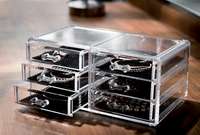 6 Drawer Jewellery Box - Transparent