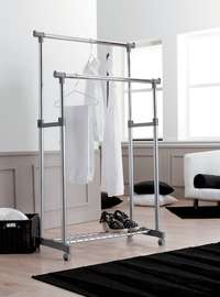Alex Steel Adjustable Double Clothes Rail