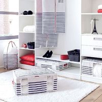 Mariniere Extra Flat Under Bed Storage Bag