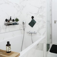 "Bestlock Black" Suction Wall Mountable Set of 4 Large Hanging Hooks