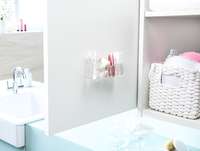 Bestlock Magic Vision Wall Mountable Home Storage Box with 4 Compartments - Transparent