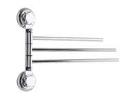 Bestlock Suction Wall Mountable 3-Arm Towel Rail