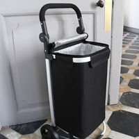 Black shopping trolley isothermal