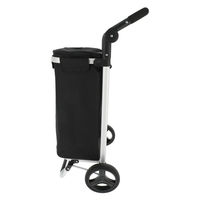Black shopping trolley isothermal