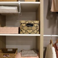 "Python" Cardboard Storage Box with Press Studs