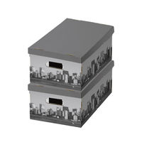 SET OF TWO CARTON BOXES NEW YORK