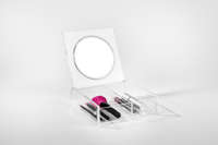 Makeup Box With Mirror - Transparent