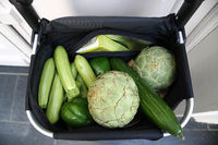 Brooklyn Shopping Trolley with insulated compartment