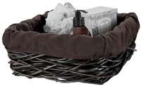 "Crazy" XL Wicker Storage Basket - Brown