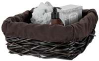 "Crazy" XL Wicker Storage Basket - Brown