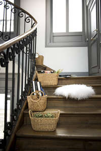 "Caracas" Medium Woven Storage Basket