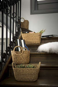 "Caracas" Small Woven Storage Basket