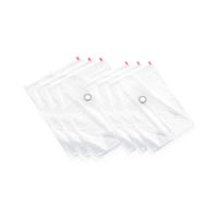 "Aspispace" Set of 6 Medium and Large Space Saving Vacuum Storage Bags - 3 Medium and 3 Large