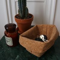 "Cork" large folding basket