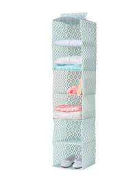 Daman Hanging Clothes Organiser with 6 Compartments
