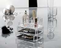 2 Drawer Jewellery And Make-up Organiser - Transparent