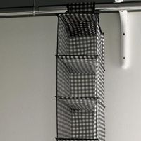 Vichy Hanging Organiser with 9 Compartments