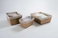 "Fiesta" Medium Seagrass Storage Basket