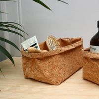Flexible Cork Storage Basket
