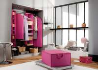 Hanging Shoe Organiser with 9 Compartments - Pink