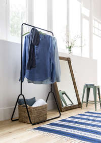 Fyn Single Metal Clothes Hanging Rail